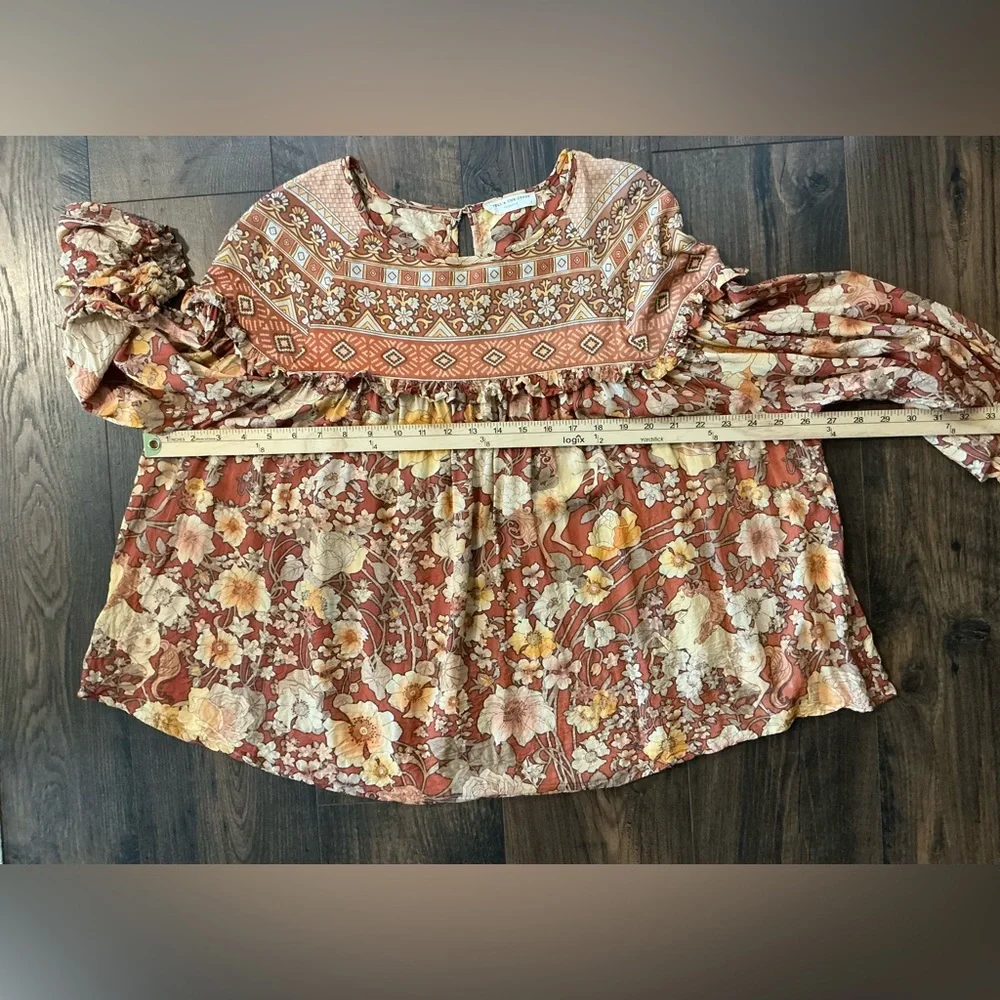Spell and the Gypsy Amethyst Blouse Amber Size S - Picture 7 of 9
